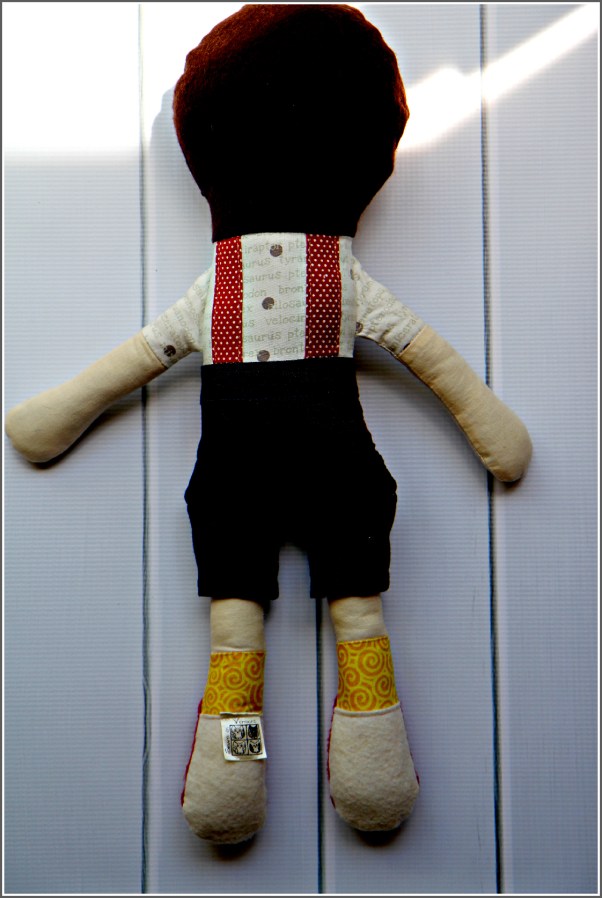 Boy Doll Back, Sewn in Vermont©