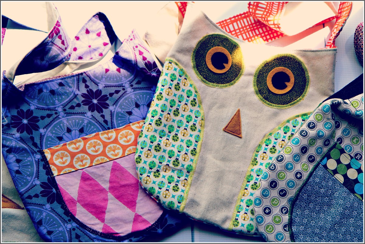 Owl Bags in Sunlight, Sewn In Vermont Products©